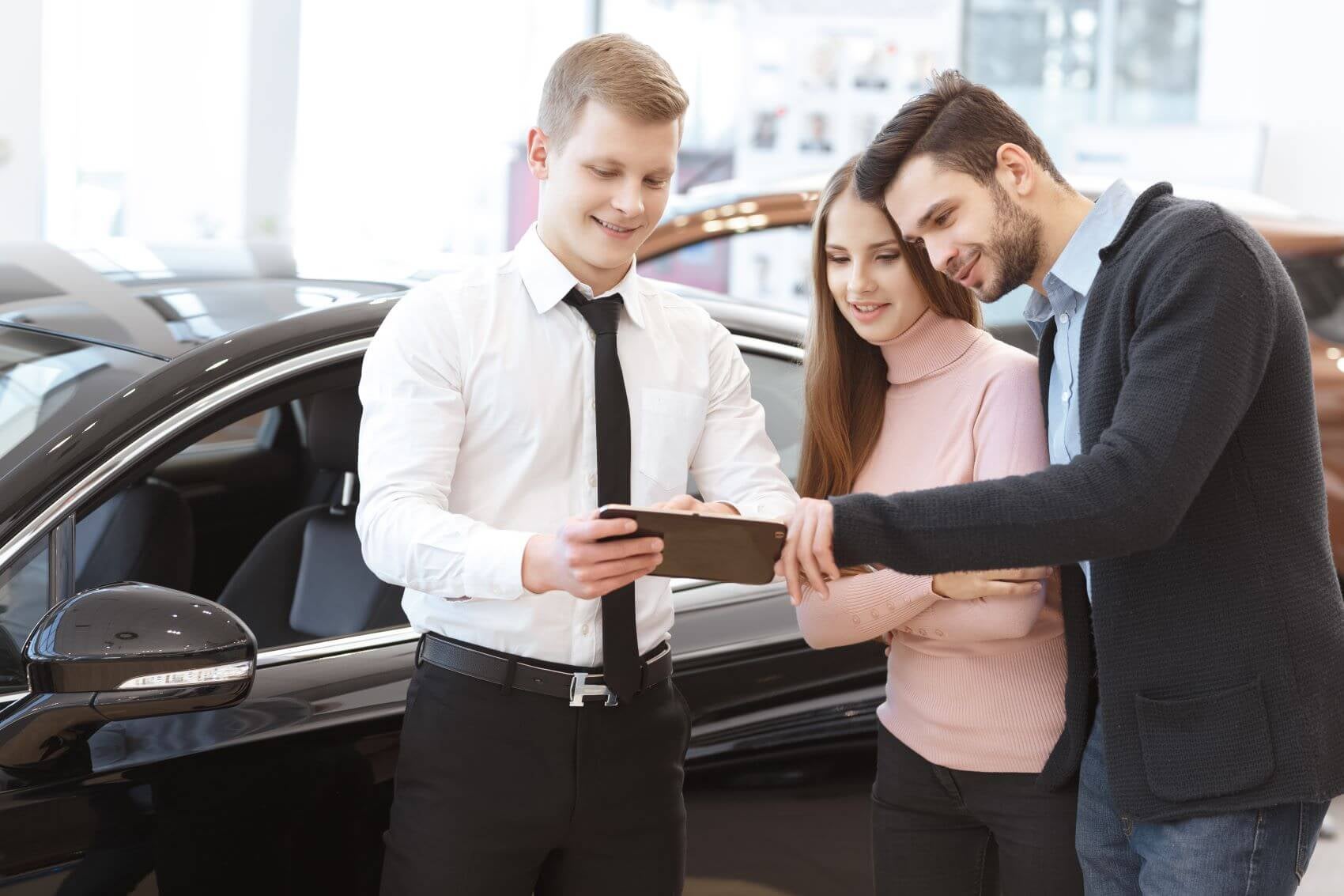 Customers Being Assisted