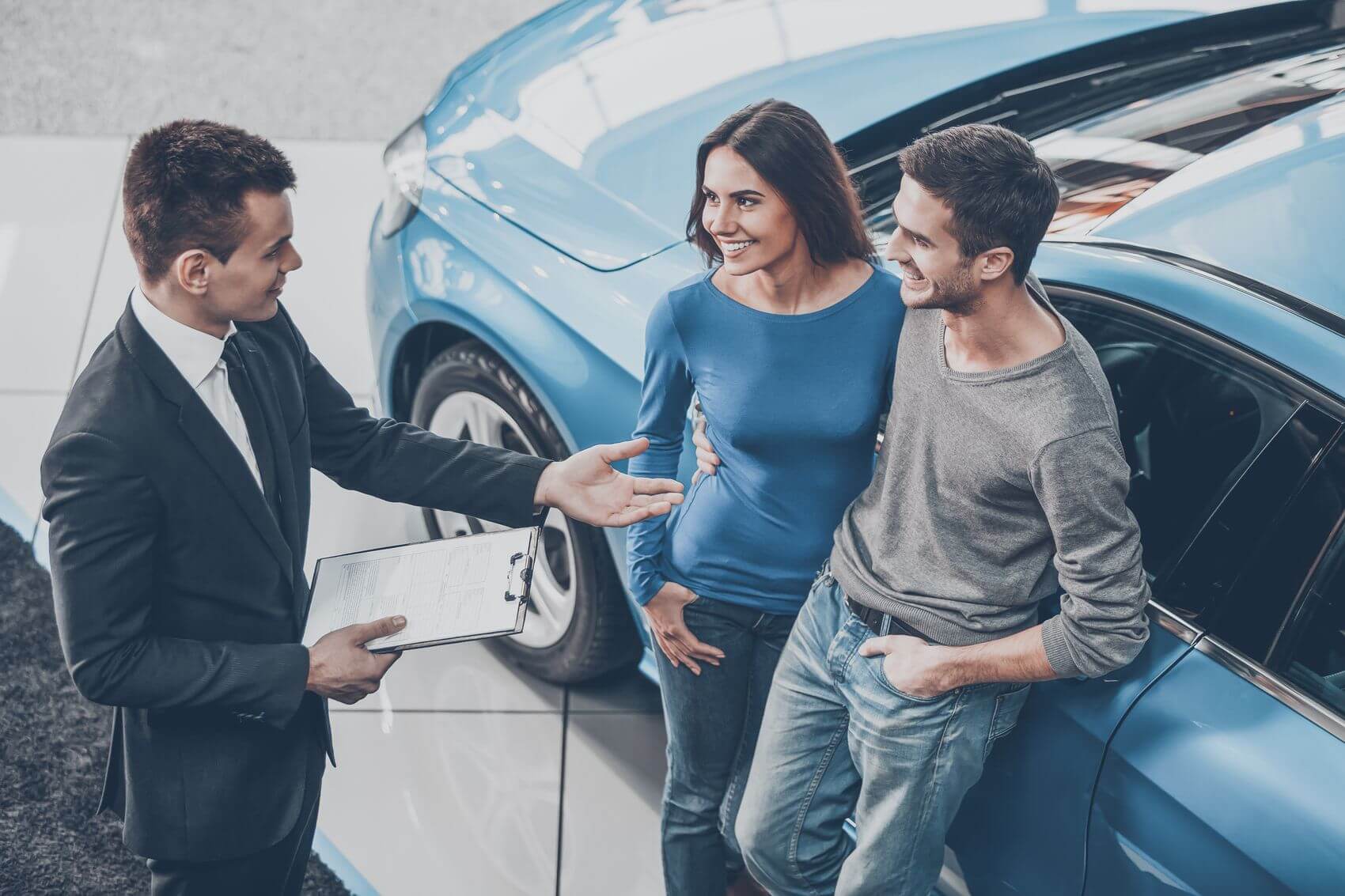 Finalizing a car sale