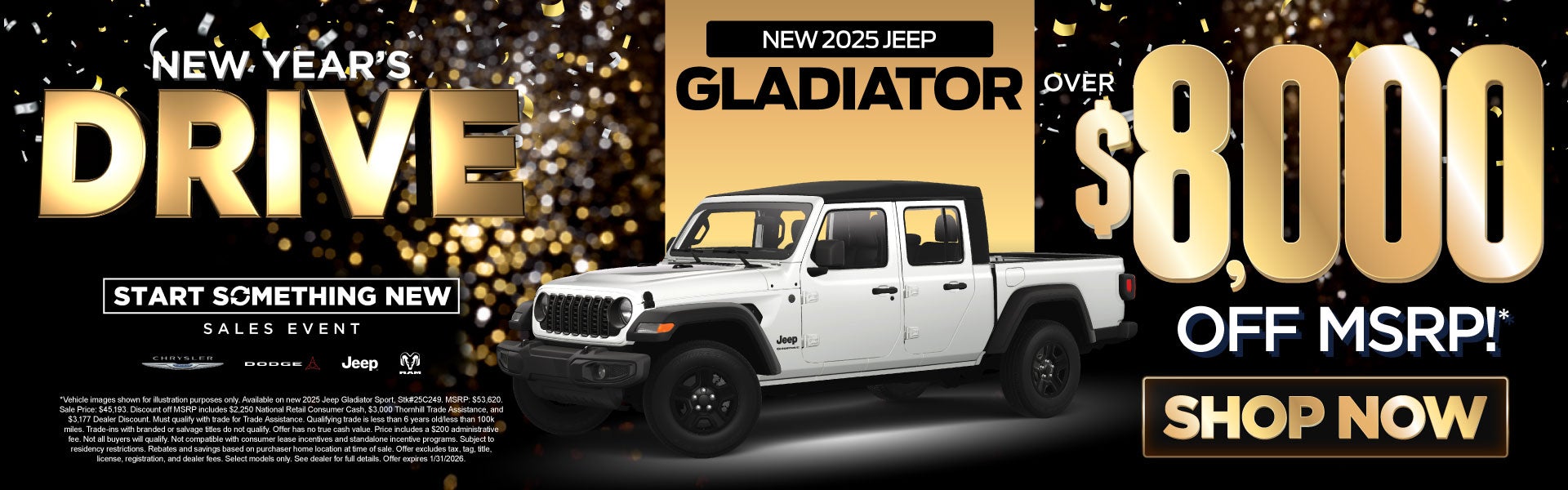 New 2025 Jeep Gladiator