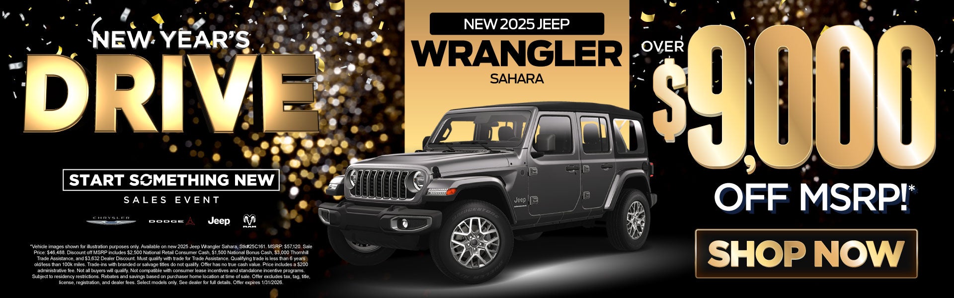 New 2025 Jeep Wrangler Sahara