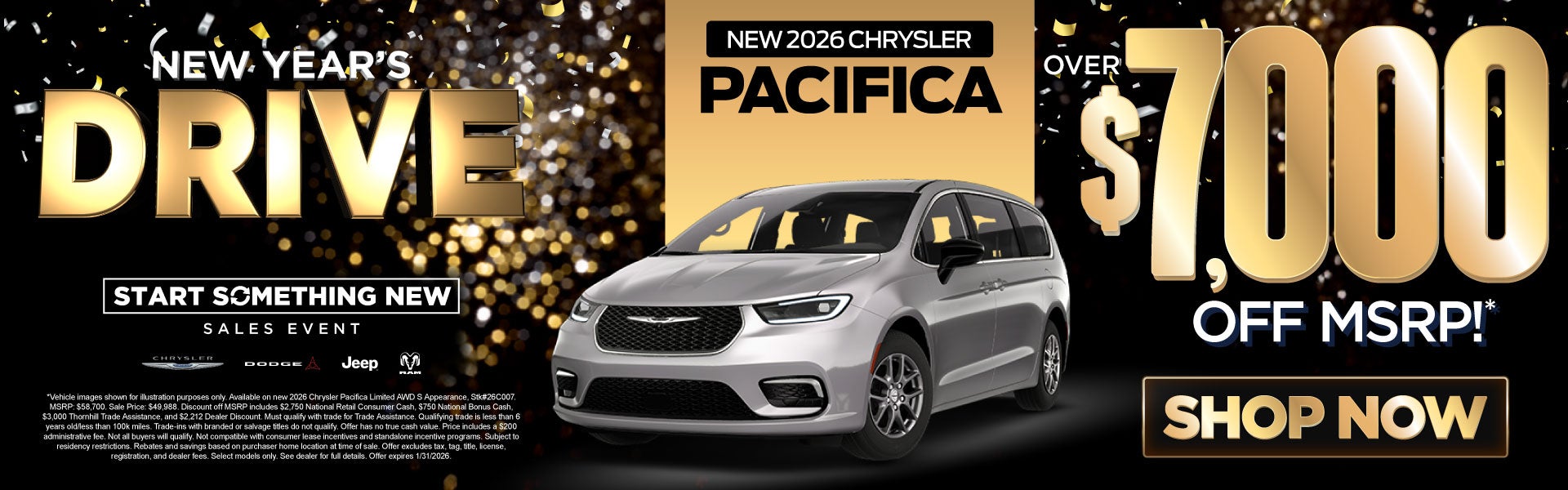 New 2026 Chrysler Pacifica